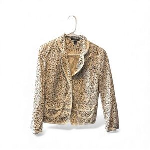 Express Cream Floral Women's Blazer